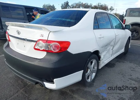 2013 Toyota Corolla S z USA, uszkodzony, nr VIN 5YFBU4EE6DP092865